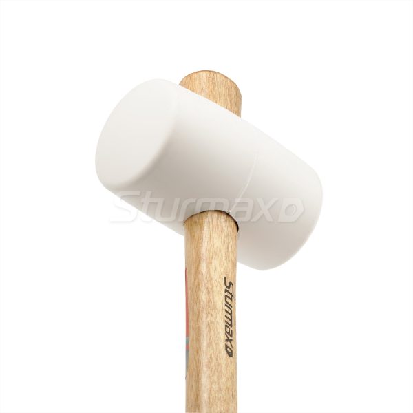 Sturmax 1012M-01-W0680 Киянка гумова біла. дер. ручка 680 г