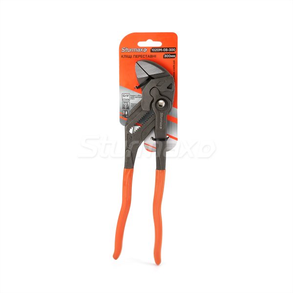 Sturmax 1020M-08-300 Кліщі переставні CRV, 300 мм