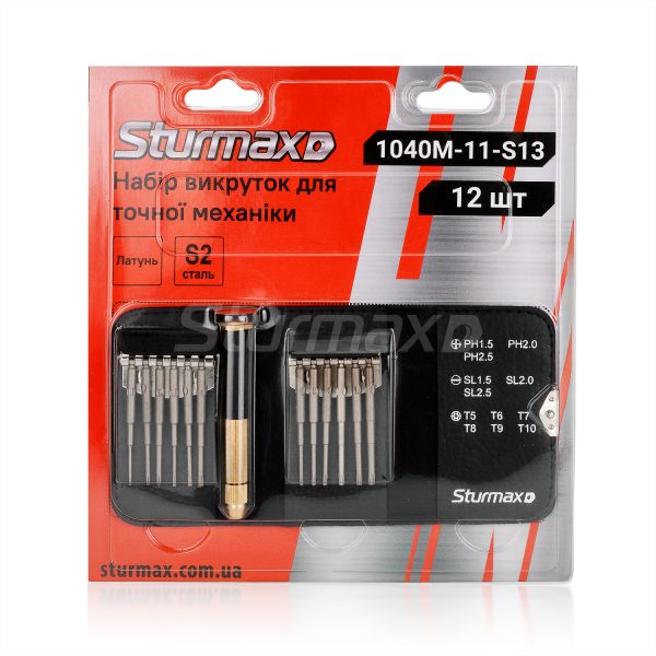 Sturmax 1040M-11-S13 Набір викруток для точної механіки 13 шт
