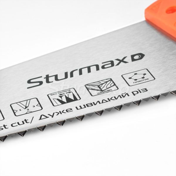 Sturmax 1060M-01-450 Пилка по дереву 450 мм великий зуб, 4 з/д, 2D