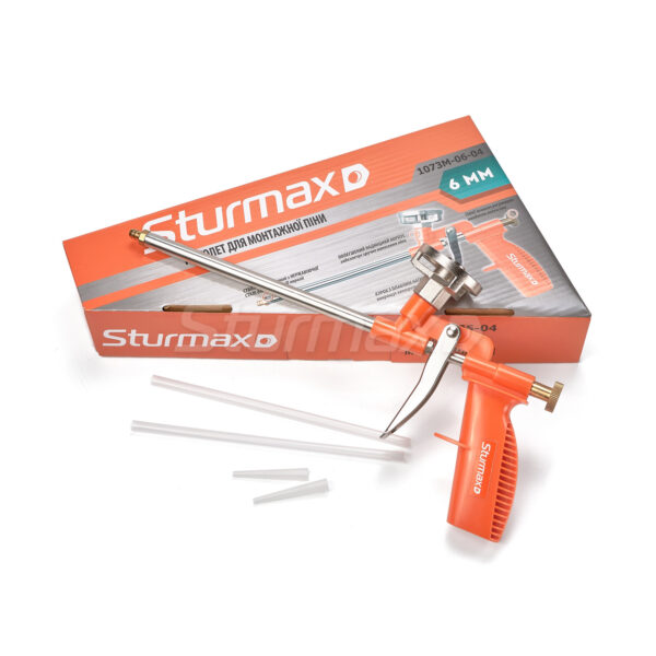 Sturmax 1073M-06-04 Пістолет для монтажної піни з пластиковою рукояткою