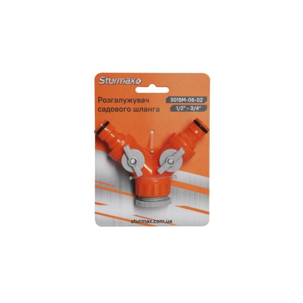 Sturmax 3015M-06-02 Розгалужувач садового шланга, вн. різьба. Y тип