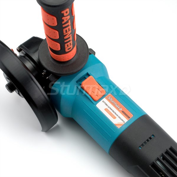 Sturmax AGM90125PE Машина кутошліфувальна 125 мм, 1500 Вт  рег.обер.,метал.олівець, конст.електроніка