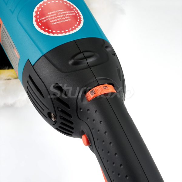 Sturmax AGM916CP Полірувальна машина 180мм, 1600 Вт Professional  конст.електроніка