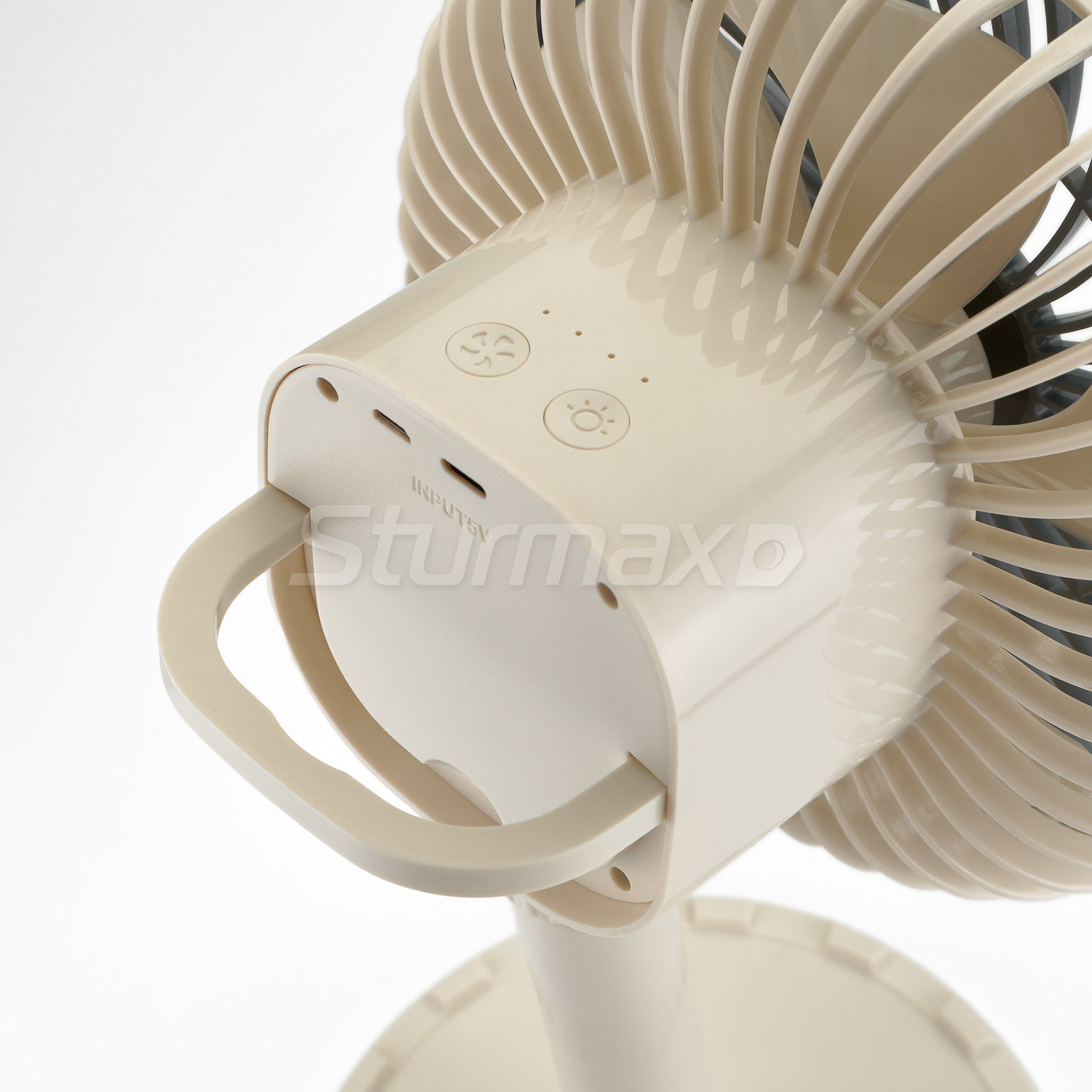 BF4-1_03 Sturmax BF4-1 Вентилятор акумуляторний міні, 4 Ah, беж