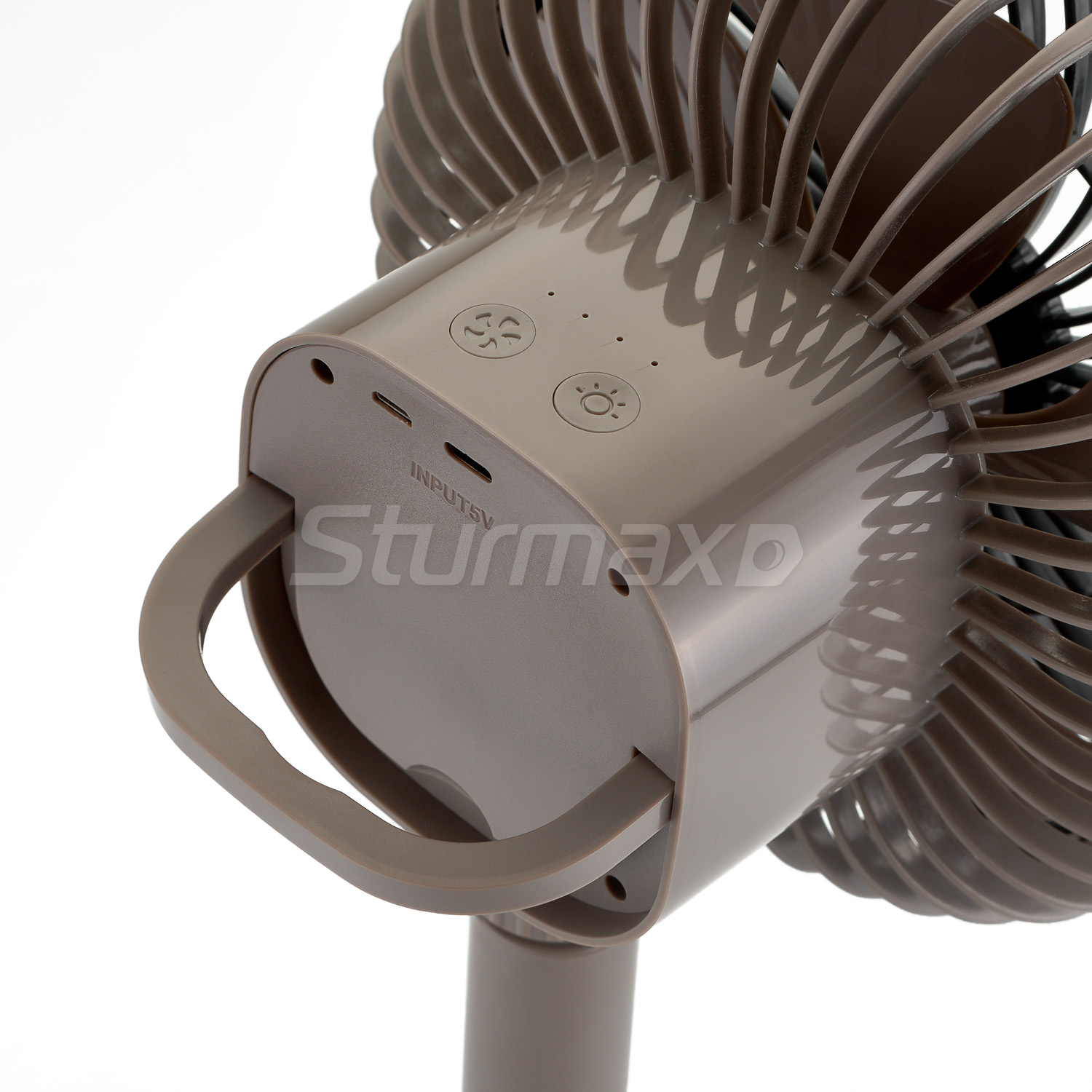 BF4-2_01 Sturmax BF4-2 Вентилятор акумуляторний міні, 4 Ah, кава