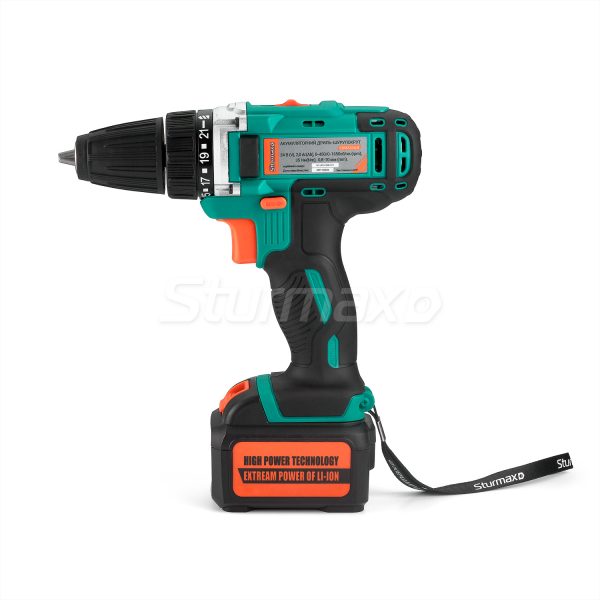 Sturmax CDM3224LB Шурупокрут акумуляторний 24В, 2,0 Аг, 2 акум