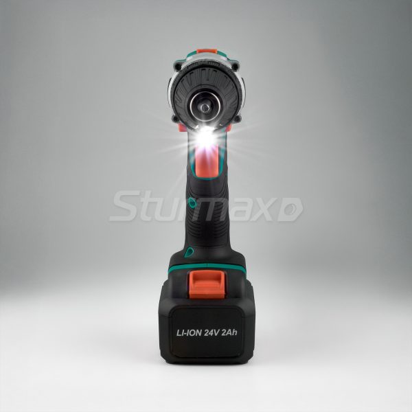 Sturmax CDM3224LB Шурупокрут акумуляторний 24В, 2,0 Аг, 2 акум