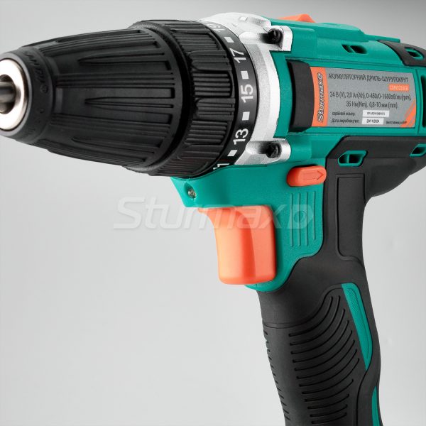 Sturmax CDM3224LB Шурупокрут акумуляторний 24В, 2,0 Аг, 2 акум