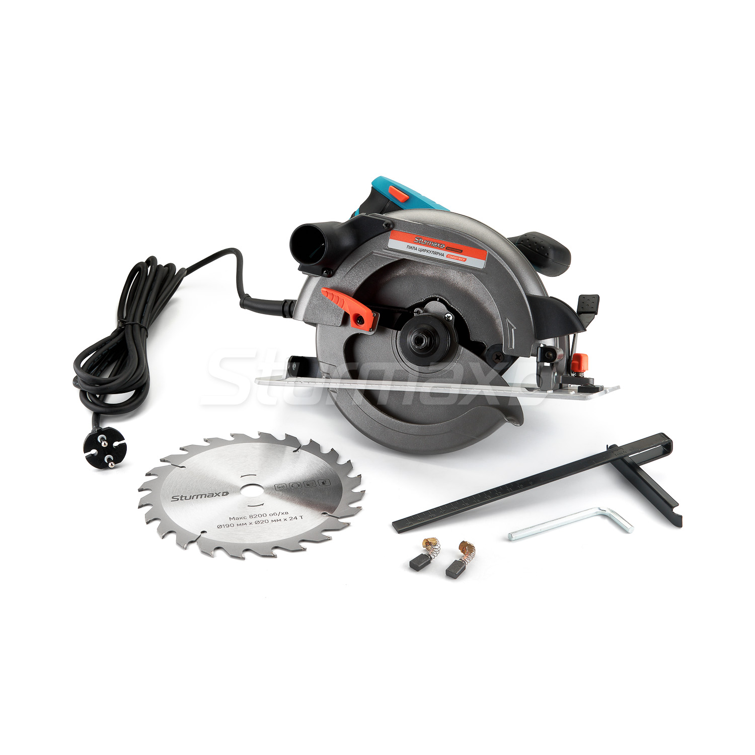 CSM50190CP_07 Sturmax CSM50190CP Пила циркулярна 190 мм, КОНСТАНТНА ЕЛEКТРОНІКА, 1800 Вт, Professional