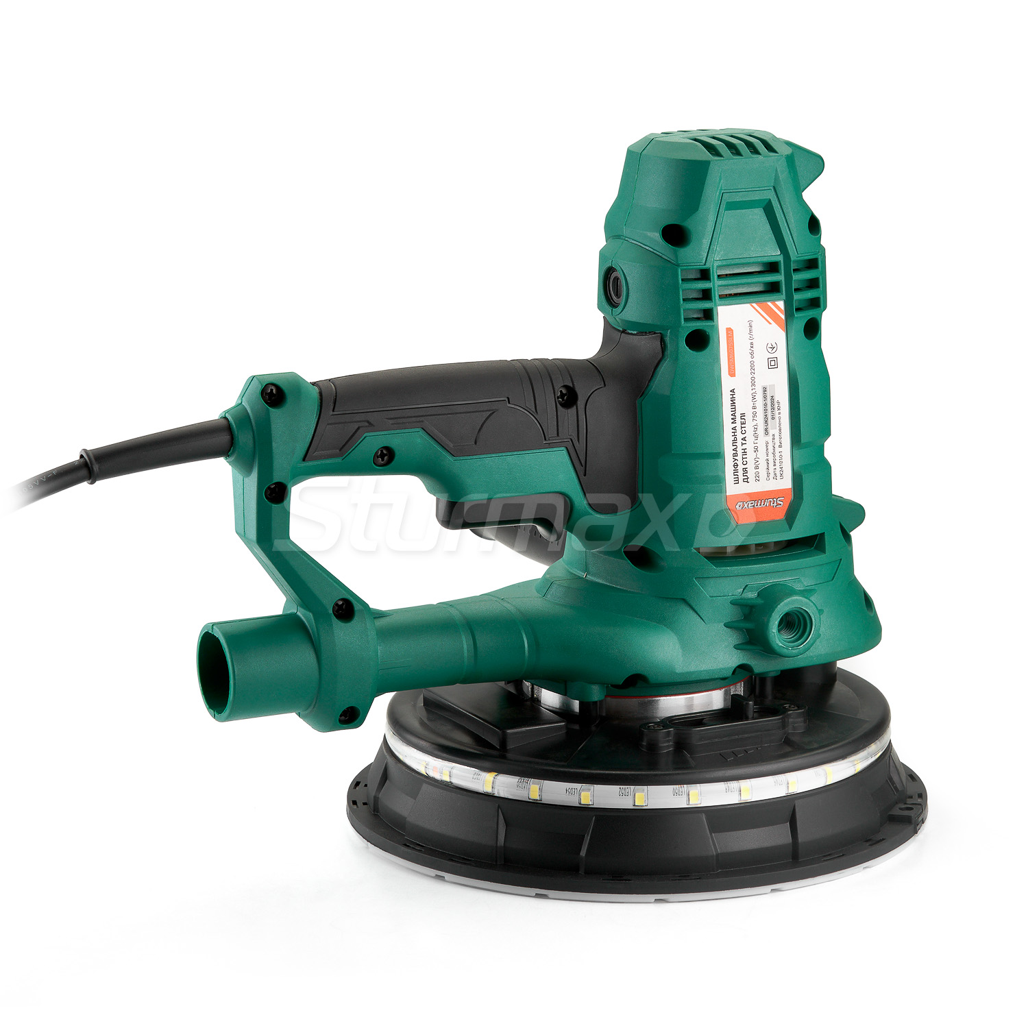 DWSM6075SLM_02 Sturmax DWSM6075SLM Шліфмашина для стін 180 мм, 750 Вт