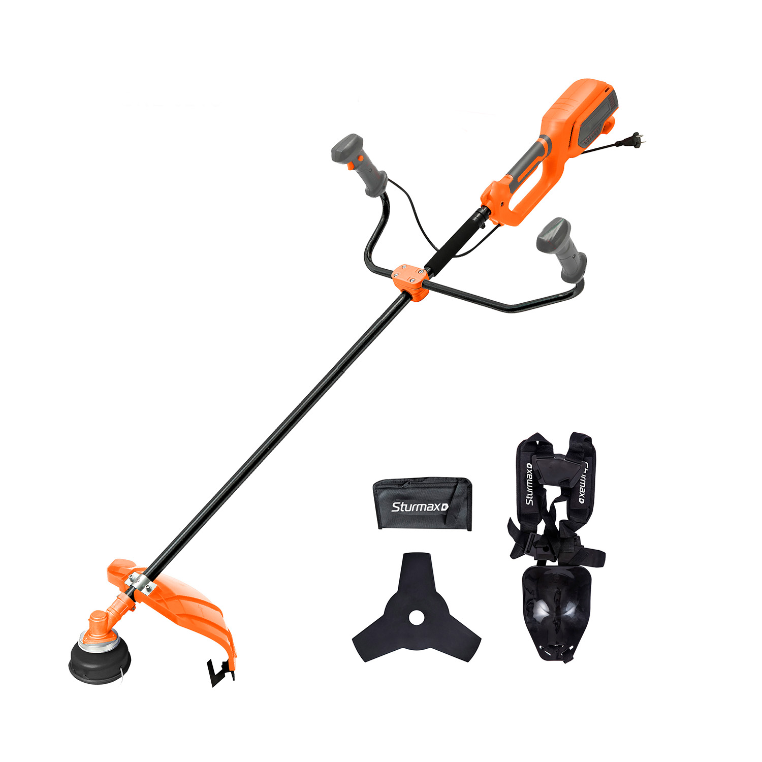 GTM35210P Sturmax GTM35210P Тример електричний 2100 Вт, велоручка, плавний пуск Professional