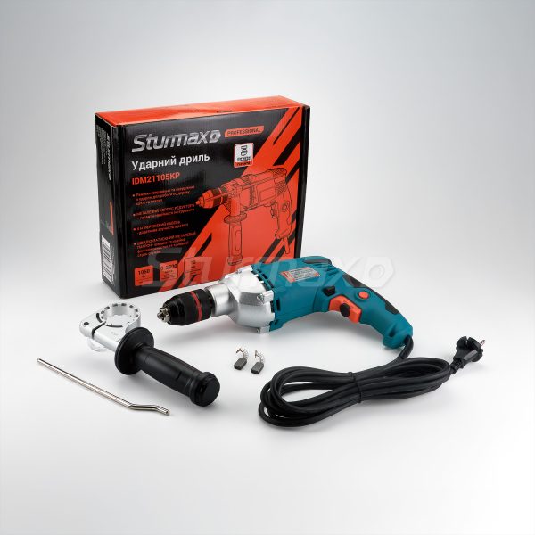 Sturmax IDM21105KP Дриль ударний 1050 Вт  Professional швидкозатискний патрон