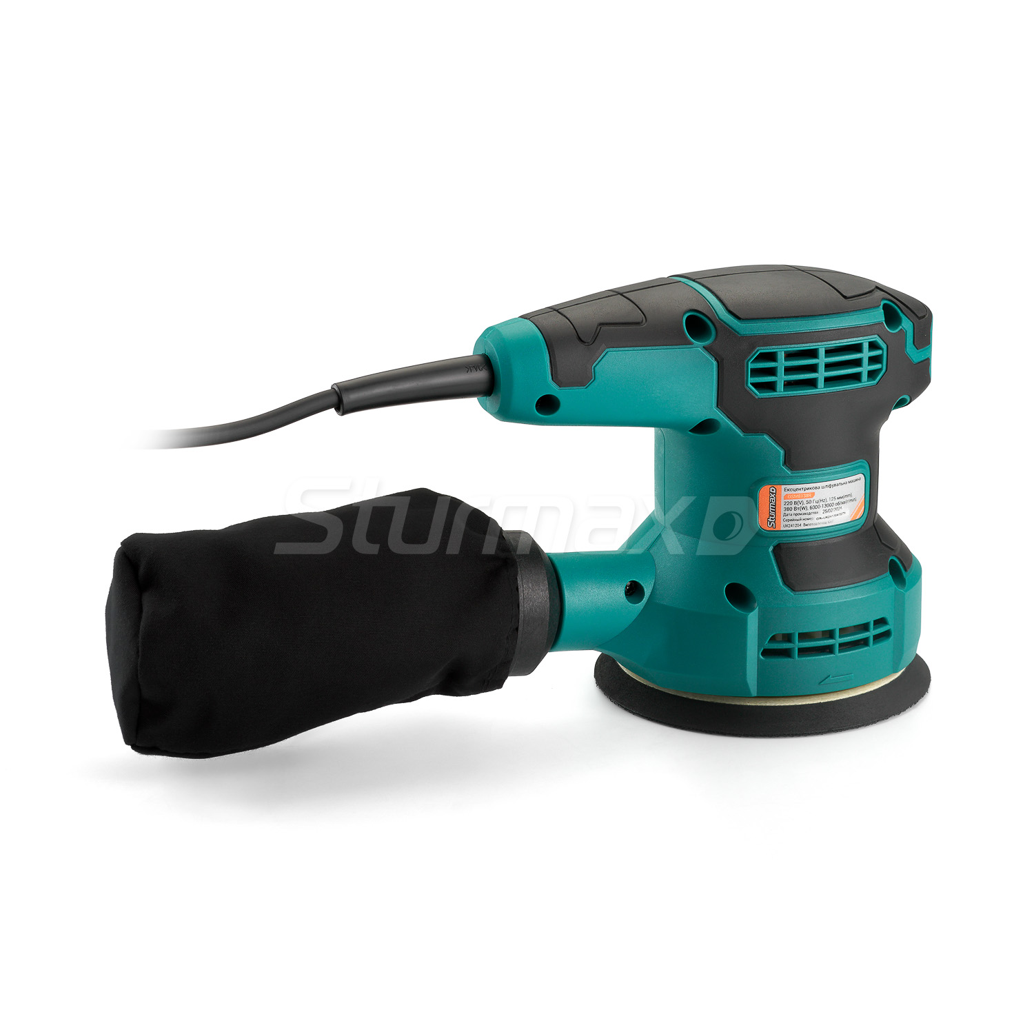 OSM8138R_02 Sturmax OSM8138R Ексцентрикова шліфмашина компактна 125 мм 380Вт