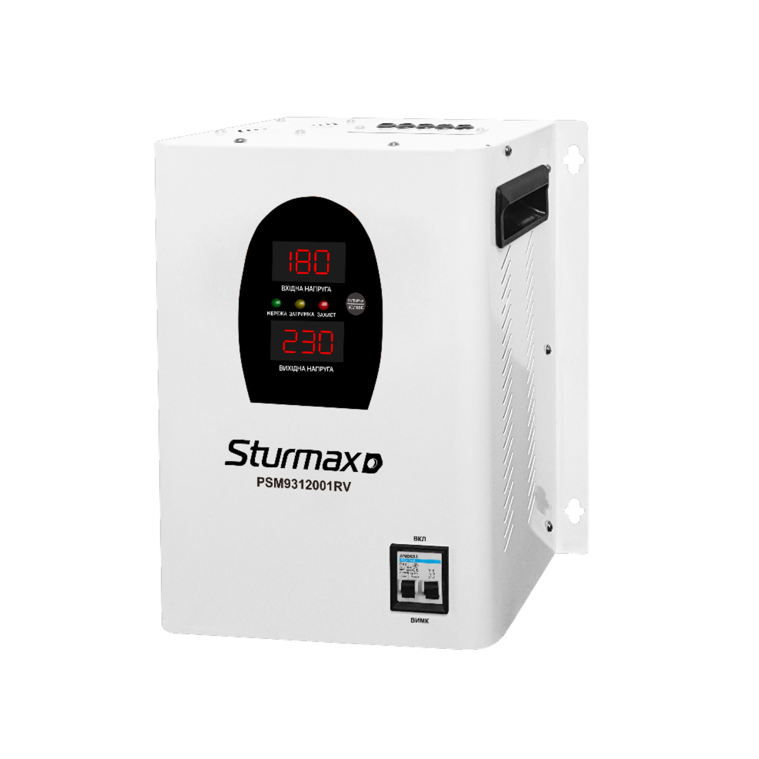 PSM9312001RV Sturmax PSM9312001RV Стабілізатор напруги релейний 12000 ВA